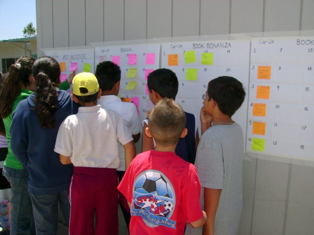 Students Signing Up for Roles