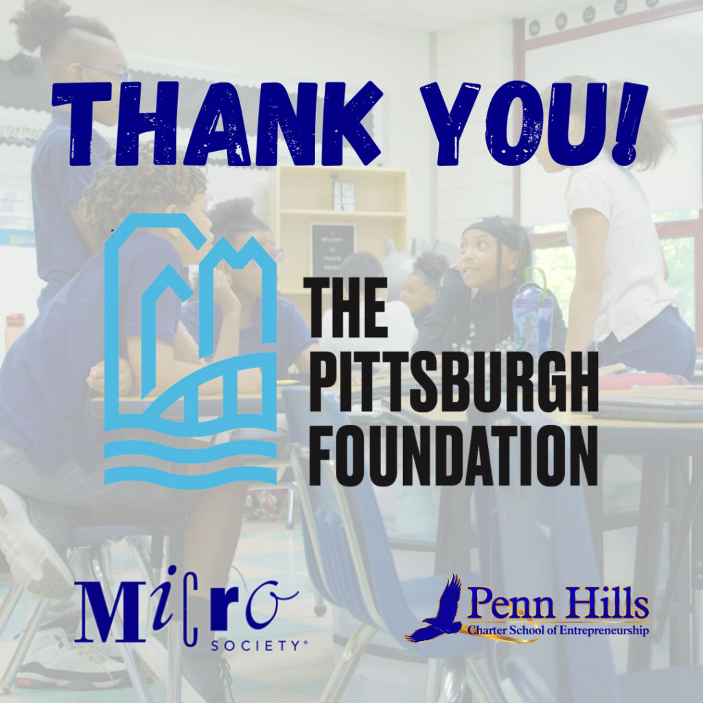 Thank you Pittsburgh Foundation